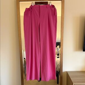 ALO Yoga Vibrant Pink Wide-Leg Pants